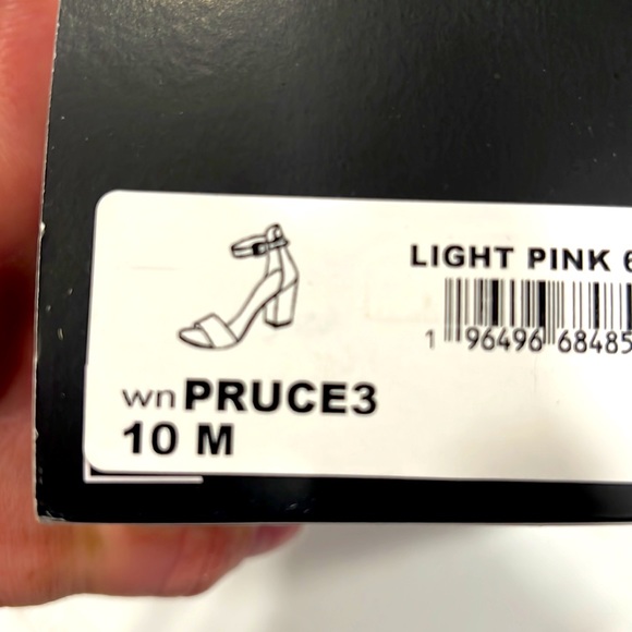 NYE BNWB Sparkle Nine West Pruce Block Heels. Size 10 - Picture 7 of 7